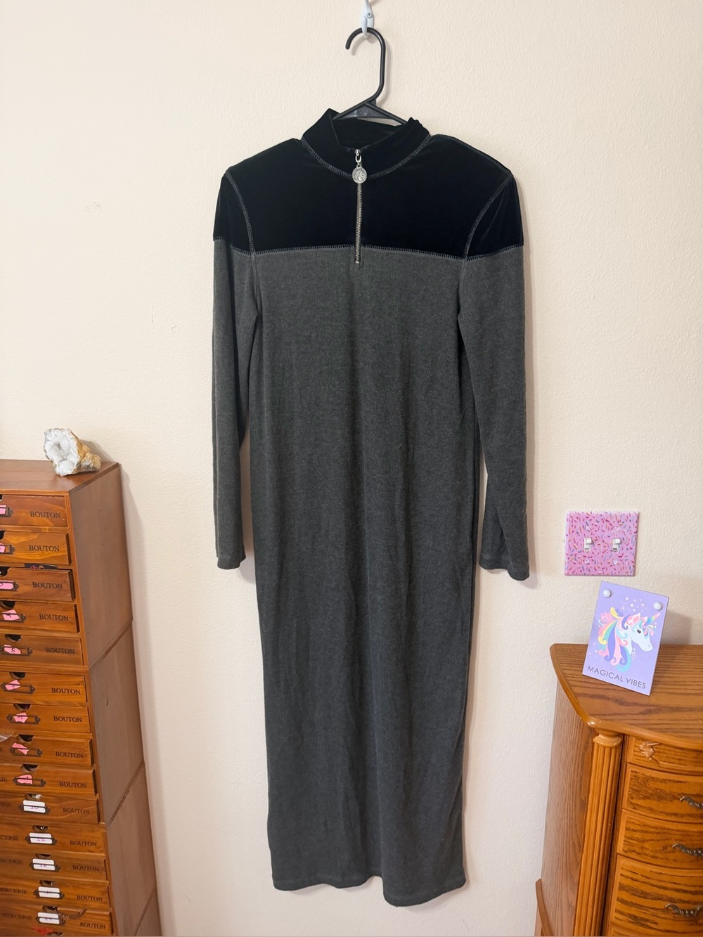 Y2K Carol Anderson sweater maxi dress size 8